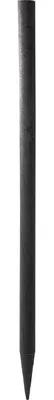 Produktbild von Recyclingpfosten mit Spitze (rund) - Durchmesser: 10 cm, Länge: 200 cm