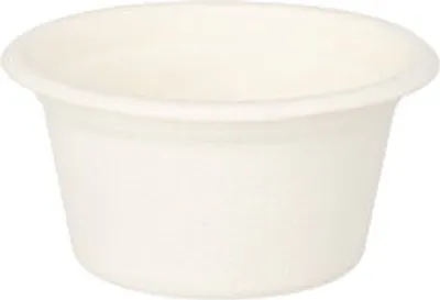 Produktbild von 35000 Dressingschalen, Zuckerrohr pure 60 ml Ø 6 cm · 3 cm weiss