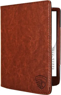 Image de Dutch Shield - Housse de luxe pour Pocketbook Inkpad Color 2, Pocketbook Inkpad Color 3 Ebook - Housse à rabat Ereader Cover Brown