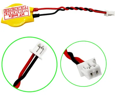 Produktbild von ML1220 RTC Bios CMOS Batterie Anschluss 4mm x 3mm für Tongfang Notebook PC
