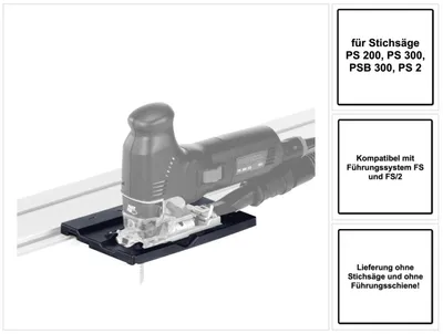 Productafbeelding van Festool FS-PS/PSB 300 geleideaanslag ( 490031 ) voor decoupeerzaag PS 200, PS 300, PSB 300, PS 2 met FS en FS/2 geleidesysteem