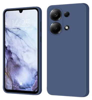 Produktbild von Hülle für Xiaomi Redmi Note 13 Pro Case Cover Bumper Smartphone Softgrip Schutzhülle Farbe: Lavendelblau