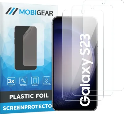Produktbild von Mobigear  Samsung Galaxy S23 Plus Displayschutz Schutzfolie - Hüllenfreundlich (3er Pack)