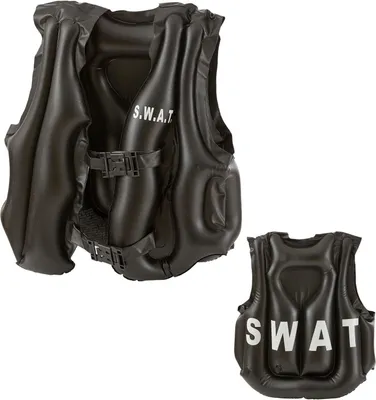 Produktbild von AUFBLASBARE SCHUSSSICHERE S.W.A.T. WESTE Kindergröße