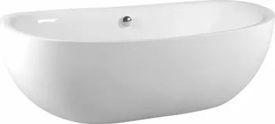 Produktbild von Polysan ZASU Freistehende Badewanne 180x81x58, weiß