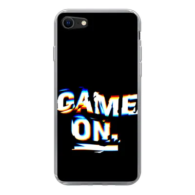 Produktbild von MuchoWow® Handyhülle Schutzhülle Hülle für iPhone SE 2020 Spiele - Spiel - Zitat Silikon Softcase Handy Hülle - Kartenbesitzer