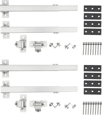 Productafbeelding van Zonnepaneelmontagesysteem, verstelbare hoek, robuuste constructie, ZILVER, 36 - 72 cm (14,17 - 28,35 inch)