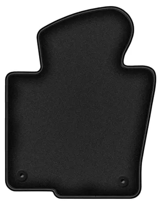 Immagine prodotto di Tappetino guidatore in moquette per Volkswagen Passat B7 2010-2014 (berlina/station wagon/Alltrack) – 1 pezzo, nero, su misura – Wielganizator DURBAN