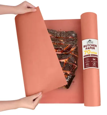 Obrázok produktu pre Rosa, baliaci papier – 45 cm x 10 m, rolka kraftpapieru