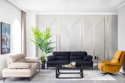 Zdjęcie produktu dla Luksusowe meble kanapy sofy kanapy 3-częściowy zestaw sofa zestaw tkanin