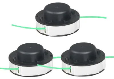 Produktbild von 3 Ersatzfadenspulen für Rasentrimmer, Fadenköpfe Zubehör