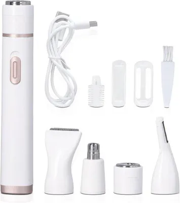 Productafbeelding van Multifunctioneel Dames Scheerapparaat - 5-in-1 Haarverwijderaar voor Gezicht, Benen en Onderarmen