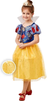 Produktbild von Disney Prinzessin Schneewittchen Glitzerkostüm für Kinder Kindergröße: 110-116
