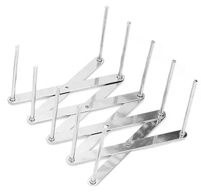 Image de Dish Drying Rack Telescopic Stainless Steel Slip Resistant Adjustable Dish Drainer Organizer for Kitchen 1PCS