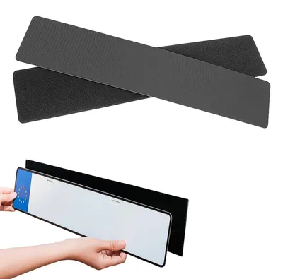Immagine prodotto di Portatarga adesivo a strappo, extra resistente, per targhe standard tedesche