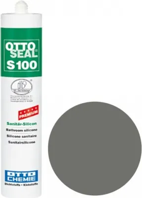 Obrázok produktu pre OTTOSEAL S 100 C1168 hellgraphit 300ml Sanitär-Silikon Kartusche
