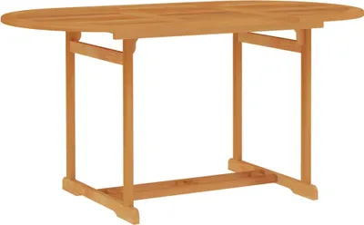 Produktbild von vidaXL 7-tlg. Garten-Essgruppe Massivholz Teak