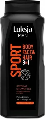 Image de Luksja Sport Homme Gel douche énergisant, 500 ml