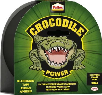 Produktbild von Pattex Crocodile Klebeband schwarz 10m