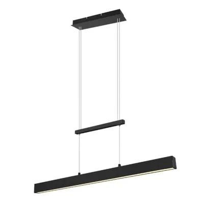 Zdjęcie produktu dla Żyrandol LED PAROS czarny 32W Ciepła biel 3750lm metal wym:150x90x11cm IP20 RL