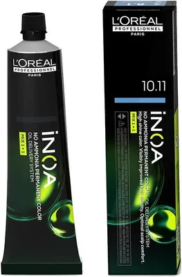 Productafbeelding van INOA permanente haarkleur zonder ammonia, tint #10.11, 60 gram