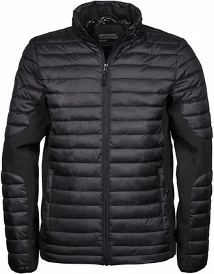 Obrázek produktu pro Treejays pánská prošívaná bunda BC3834 (2XL) (černá/černá)