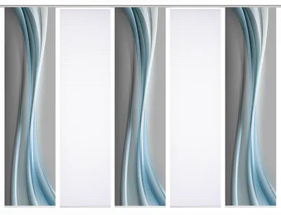 Produktbild von HOME in green | ELANIA Schiebegardine aus Polyester (recycelt) - 245x60 cm