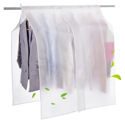 Produktbild von Klare Kleidung Schulterständer Abdeckung Anzug Mantel Kleid Organizer Staubdichter Schutz für Zuhause Schlafzimmer
