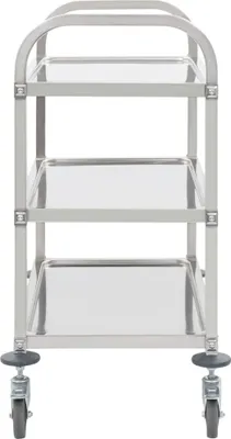 Obrázok produktu pre vidaXL 3-poschodový servírovací vozík 95x45x83,5 cm z nehrdzavejúcej ocele