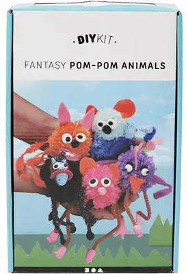 Produktbild von Pompon-Tiere, 1 Set [HOB-97042]