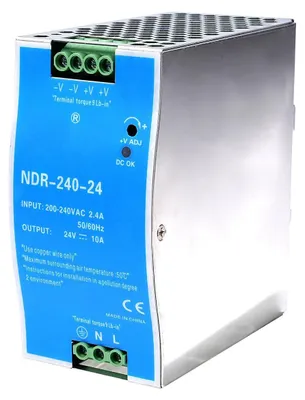Productafbeelding van 240 W rail switching power 24 V voeding | Meerdere beschermingsfuncties