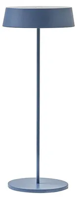 Zdjęcie produktu dla Inemuri Portable Blue LED Table Lamp 22W 2700K IP54, USB Rechargeable, Integrated Touch Dimmer - Rossini Illuminazione