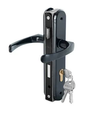 Produktbild von Torflügel-Set Klinge Grafit 90/22 Mit Zylinderschloss