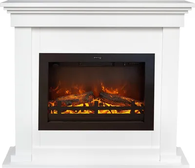 Immagine prodotto di Caminetto elettrico Xaralyn - Flex EFL-HLW - legno bianco - 1500 Watt di riscaldamento - con telecomando - caminetto da incasso incluso - caminetto decorativo