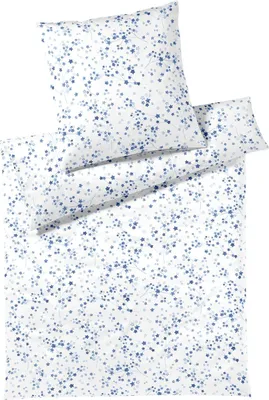 Produktbild von elegante Mako-Jersey Kissenbezug einzeln Pretty Farbe Bleu Größe 40x80