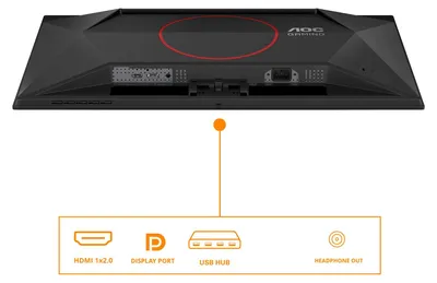 Zdjęcie produktu dla AOC G4 Q27G41ZDF, 67,3 cm (26.5"), 2560 x 1440 px, Quad HD, QD-OLED, 0,03 ms, Czarny, Czerwony