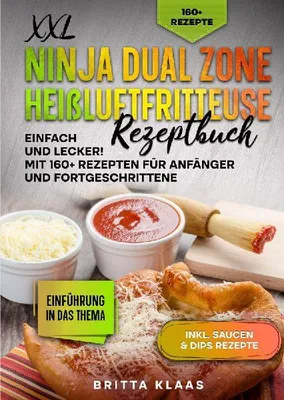 Produktbild von XXL Ninja Dual Zone Heißluftfritteuse Rezeptbuch