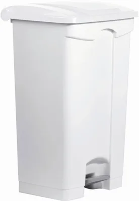 Produktbild von helit Tretabfalleimer the step H2402305 90l rechteckig weiß