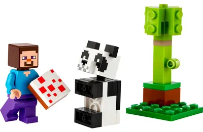 Obrázok produktu pre LEGO Minecraft Steve a mláďa pandy, Stavebnica, 6 rok / roky, Plast, 35 kusov, 26 g