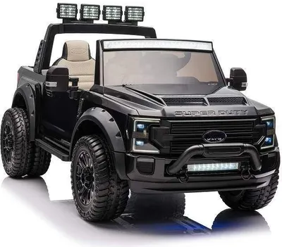 Produktbild von Elektro Kinderauto "Ford Super Duty" 2 Motoren Schwarz