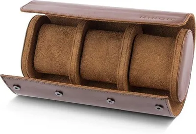 Produktbild von Kunstlederen Uhrgehäuse-Box - für 3 Uhren