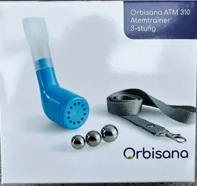 Produktbild von Orbisana Atemtrainer Atemübungen Lungentraining Fitness Atemtherapie Sport Trainingsgerät