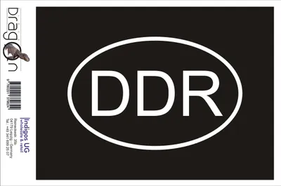 Produktbild von Aufkleber / Autoaufkleber - JDM / Die cut / Auto / OEM - DDR - 160x110 mm silber - Heckscheibe / Heckscheibenaufkleber