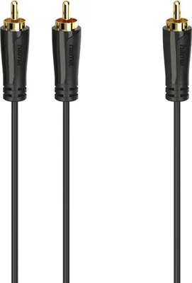 Immagine prodotto di Cavo per subwoofer, spina RCA - 2 spine RCA, placcate oro, 5,0 m (002