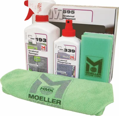 Produktbild von Moeller Stone Care - HMK M595 Grabmal-Pflegeset