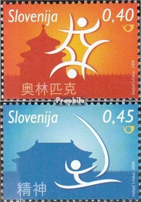 Produktbild von Briefmarken Slowenien 2008 Mi 679-680 (kompl.Ausg.) postfrisch Olympische Sommerspiele