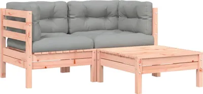 Zdjęcie produktu dla VidaXL 838179, Szary, Drewno, 110 kg, Dorośli i dzieci, 1260 mm, 630 mm