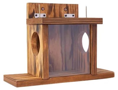 Produktbild von Futterstelle für Eichhörnchen aus Holz für den Garten