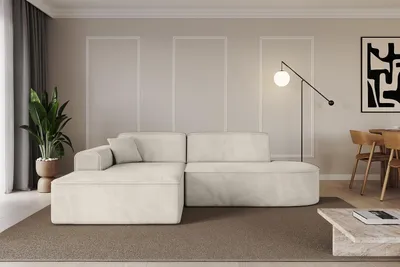 Produktbild von ALTDECOR Ecksofa in L-Form IREA-L1-v3 232x165x77 cm Beige Corner Sofa Eckcouch Couch Wohnlandschaft Cauchsofa