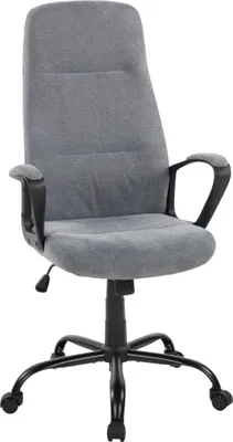 Produktbild von Chefsessel >Merlin< ergonomisch, kieselgrau, Webstoff - 64x111x64cm (BxHxT)